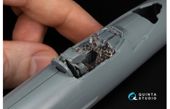 Декаль интерьера кабины МиГ-21Р, серые панели (Eduard) (с 3D-печатными деталями)