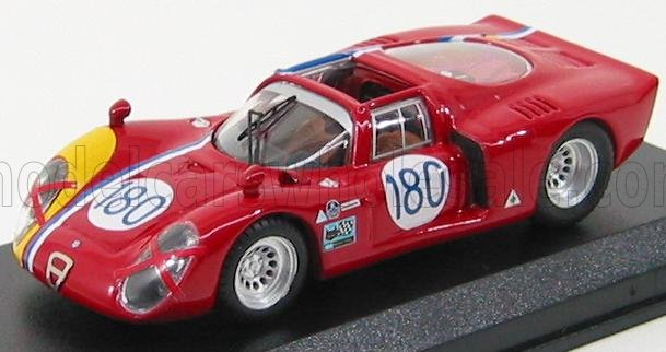 ALFA ROMEO 33.2 N 180 Targa Florio 1968 Gosselin - Trosch, Red