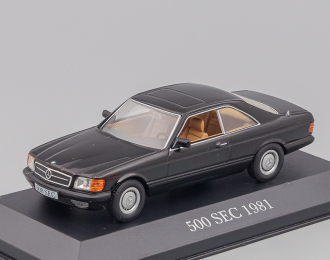 MERCEDES-BENZ 500 SEC (1981), Mercedes-Benz Offizielle Modell-Sammlung 33, black
