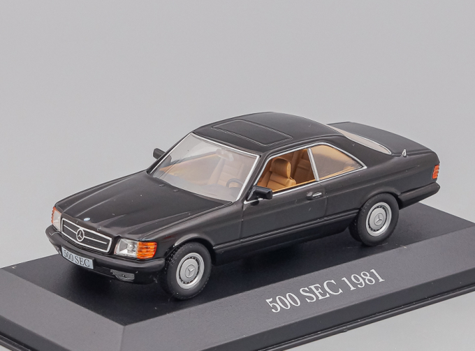 MERCEDES-BENZ 500 SEC (1981), Mercedes-Benz Offizielle Modell-Sammlung 33, black