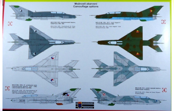 Сборная модель MiG-21UM „Mongol B“