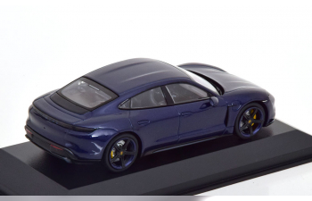 PORSCHE Taycan Turbo S (2019), blue-metallic