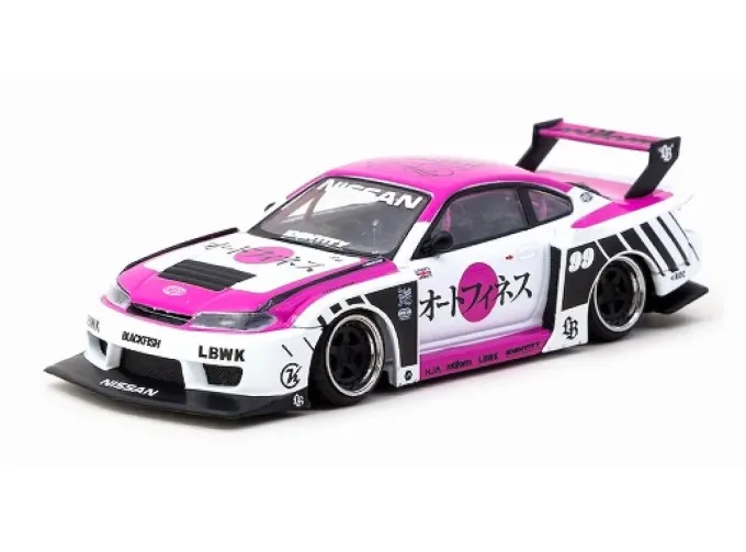 NISSAN Silvia LB-Super Silhouette (S15) Auto Finesse, white/pink