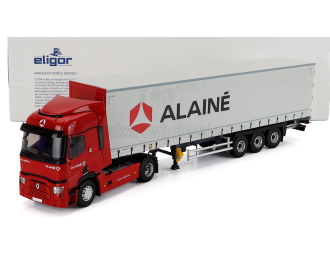 RENAULT T480 Truck Telonato Alaine Transports (2021), Red Grey