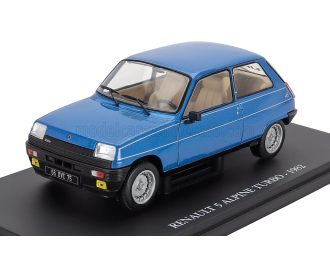 RENAULT R5 Alpine Turbo (1982) - Con Vetrina - With Showcase, Blue