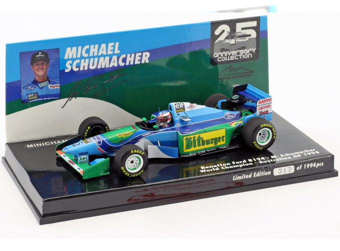 Benetton Fold B194, Michael Schumacher, Australian GP 1994