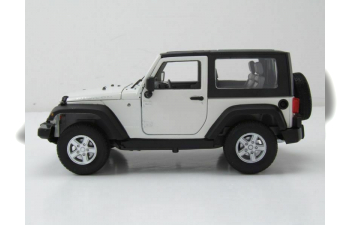 Jeep Wrangler Rubicon 2007 белый с черным тентом