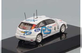 FORD Focus RS WRC #4 Rallye Monte Carlo 2003, white / blue