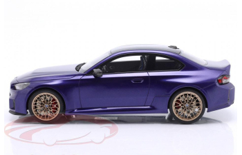 BMW M2 CS Coupe (2025), purple / golden Rims