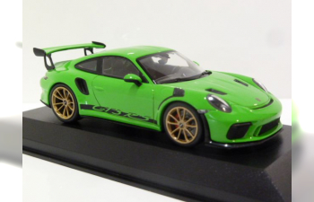  PORSCHE 991 II GT3 RS (2018), lizard green / golden wheels