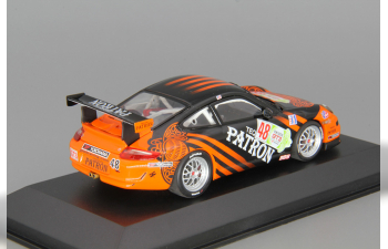 PORSCHE 911 GT3 Cup #48 C. Morgan IMSA GT3 Challenge (2009), orange / black