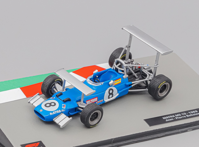 MATRA SIMCA F1 Ms10 №8 Season (1969) Jean Pierre Beltoise, Blue Silver