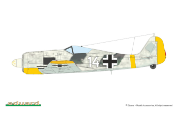 Сборная модель немецкий истребитель Fw 190A-6 (ProfiPACK)