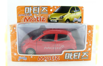 DAEWOO Matiz (CHEVROLET Spark), красный