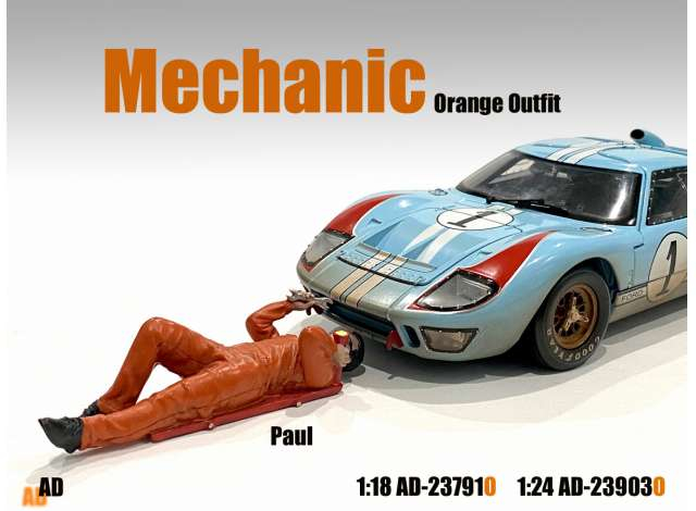 Mechanic Paul, orange (car not included).