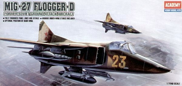 Сборная модель Самолет MiG-27 FLOGGER-D