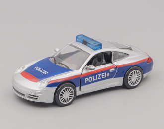 PORSCHE Polizei, silver / blue