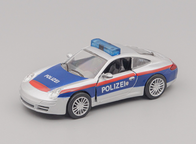 PORSCHE Polizei, silver / blue