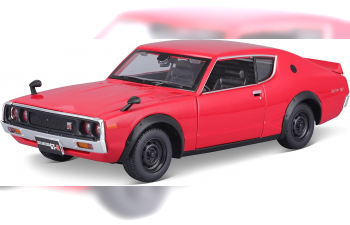 Сборная модель NISSAN Skyline 2000GT-R (KPGC110) (1973), red