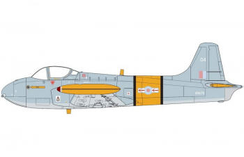 Сборная модель Самолет Hunting Percival Jet Provost T.4