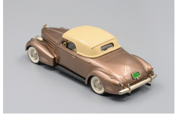 CADILLAC V16 Convertible Coupe (1940) brown / beige