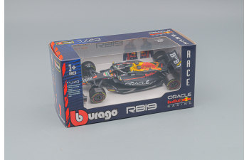 RED BULL F1 Rb19 Team Oracle Red Bull Racing N1 Season (2023) Max Verstappen, Matt Blue