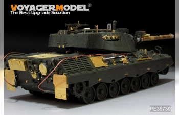 Фототравление Modern German Leopard1A5 MBT (Gun barrel ,smoke discharger atenna base include(For MENG TS-015)