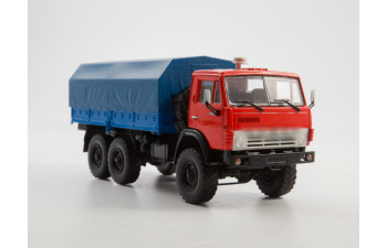 Камский грузовик 4310, красный / синий