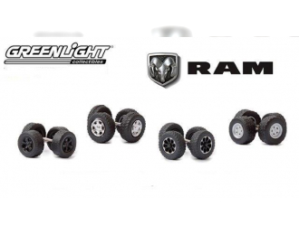 набор "Wheel & Tire Packs Series 4" 4 комплекта колес RAM Trucks