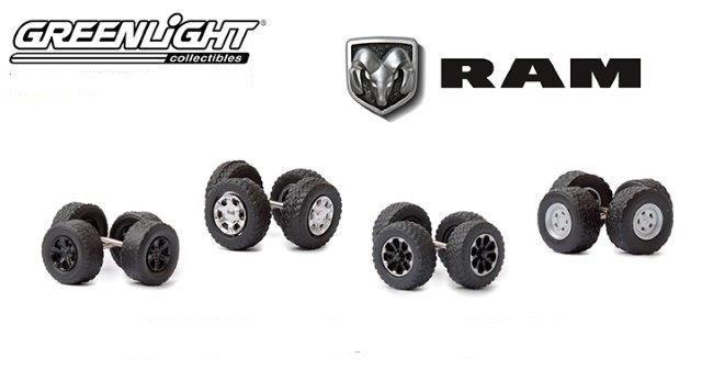 набор "Wheel & Tire Packs Series 4" 4 комплекта колес RAM Trucks