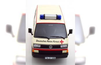 VOLKSWAGEN T3 Syncro Bus DRK (1987), creme red