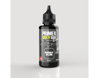 Грунтовка базовая цвет Серый, Grey 1500, 50мл
