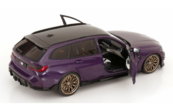 BMW M3 (G81) Competition M XDrive Touring (2024), purple-metallic