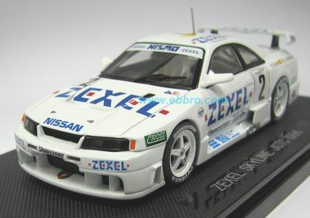 NISSAN GT-R R33 JGTC Zexel 1996, white 