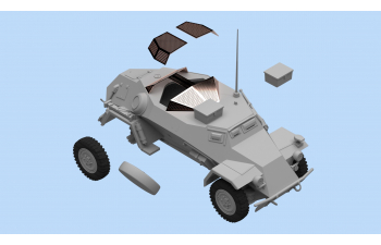 Сборная модель Sd.Kfz.260, Германский бронеавтомобиль радиосвязи ІІ МВ