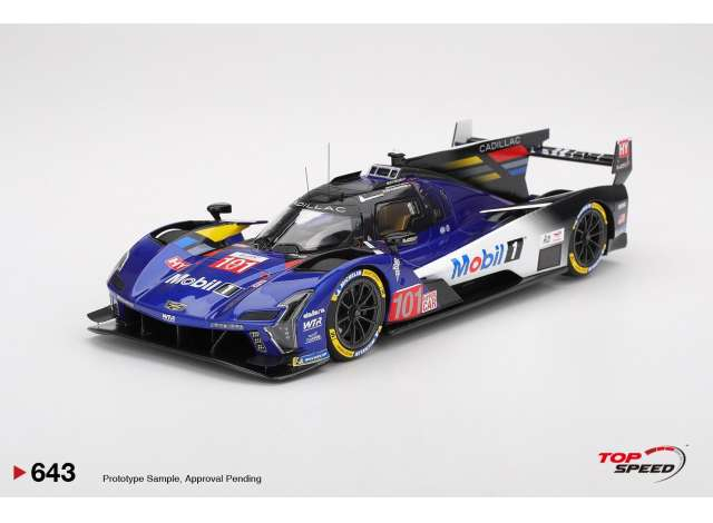 Cadillac V-Series.R #101 Cadillac Wayne Taylor Racing Le Mans 24hrs, blue/white 2025