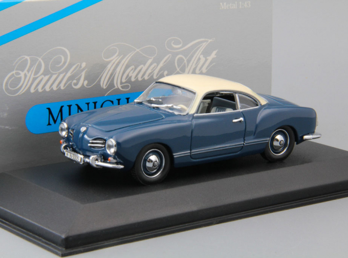 VOLKSWAGEN Karmann Ghia Coupe (955-1959), blue / creme