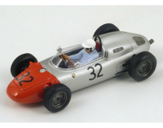 PORSCHE 718 No32 German GP Heini Walter (1962), silver