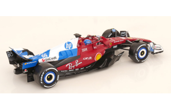 FERRARI F1 Sf-25 Team Scuderia Ferrari №16 Miami Gp Charles Leclerc (2025), Red White Blue