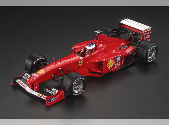 FERRARI F1 F399 Scuderia Ferrari N 3 Winner Monaco Gp Montecarlo (With Pilot Figure) 1999 Michael Schumacher. red