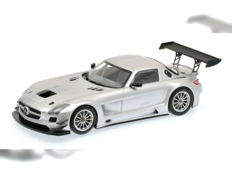 Mercedes-Benz SLS AMG GT3 Street version 2011 серебристый