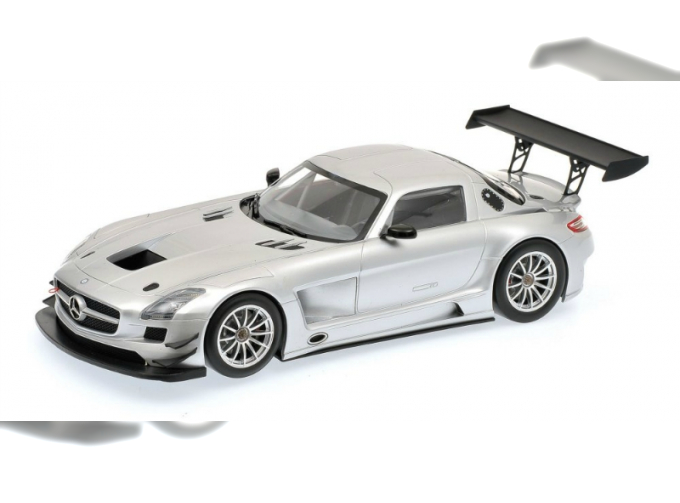 Mercedes-Benz SLS AMG GT3 Street version 2011 серебристый