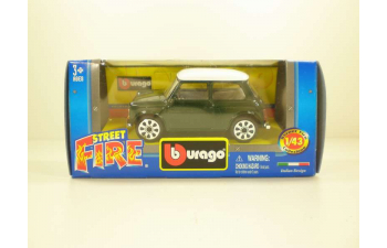 MINI Cooper Old, Street Fire 1:43, темно-зеленый