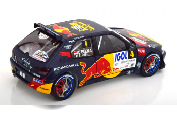 PEUGEOT 306 Maxi Red Bull N4 6th Rally Mont Blanc (2021) S.Loeb - D.Elena, Blue Yellow Red