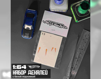 Декаль Need for Speed Most Wanted "Vic Toyota Supra"