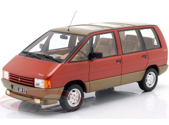 RENAULT Espace 2000 TSE (1984), red / gold