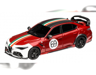 ALFA ROMEO Giulia Gtam №69 Racing (2021), Red White