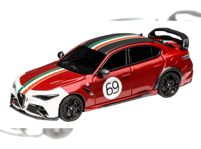 ALFA ROMEO Giulia Gtam №69 Racing (2021), Red White