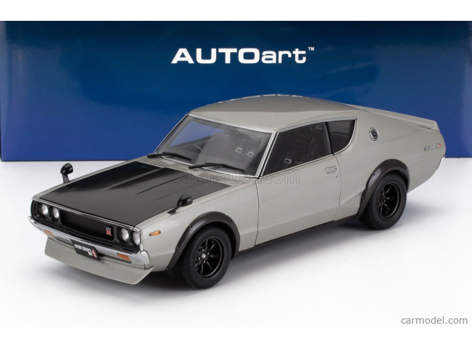 NISSAN Skyline 2000 Gt-r (kpgc110) Tuned Version Coupe (1973), Silver Black