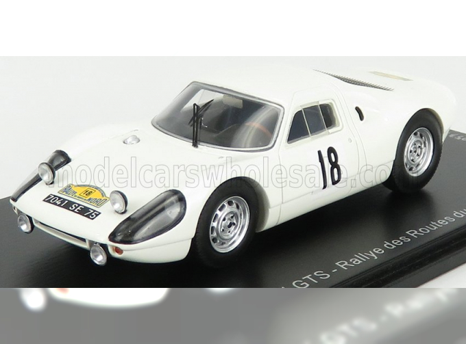 PORSCHE 904 Gts N18 Rally Des Routes Du Nord (1966) J.Schlesser - A.schlesser, white